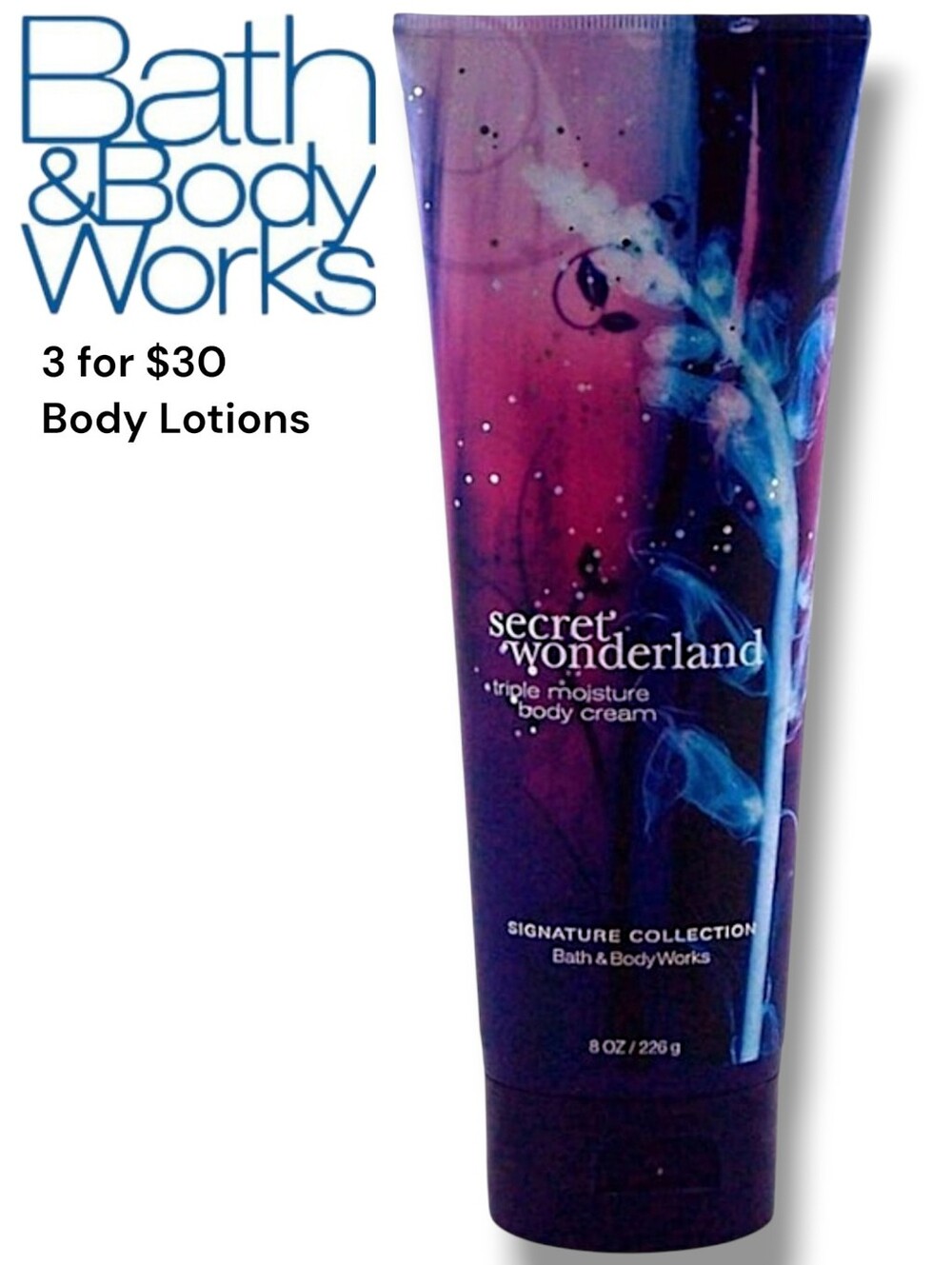 Bath & Body Works Secret Wonderland Triple Moisture Body Cream